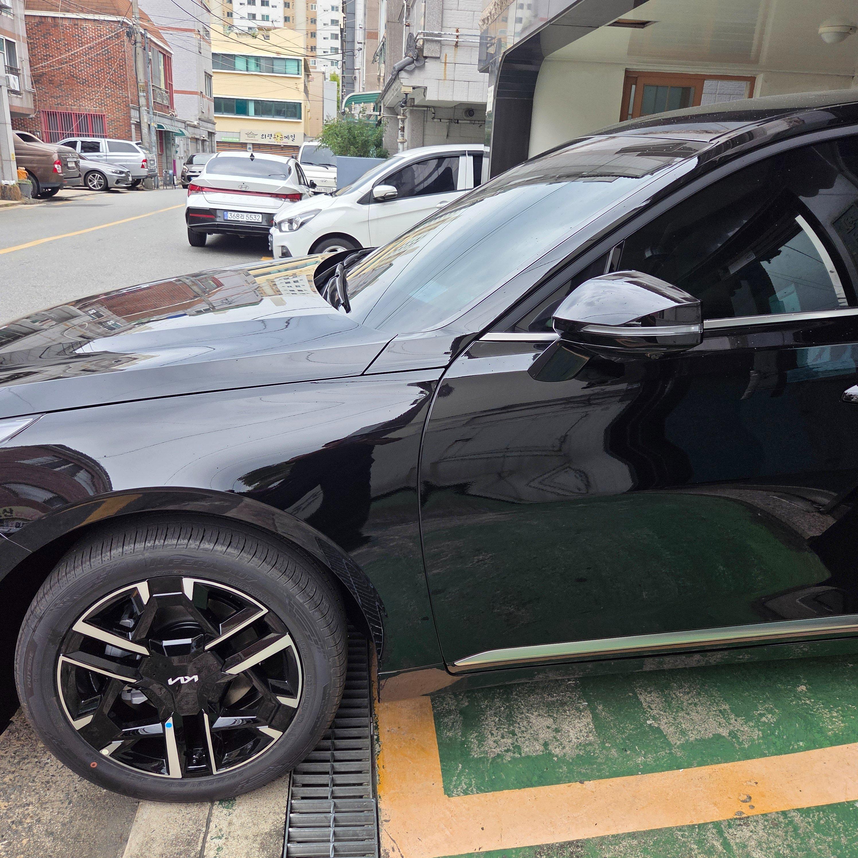 기아 K8 출고후기 측면 사진
