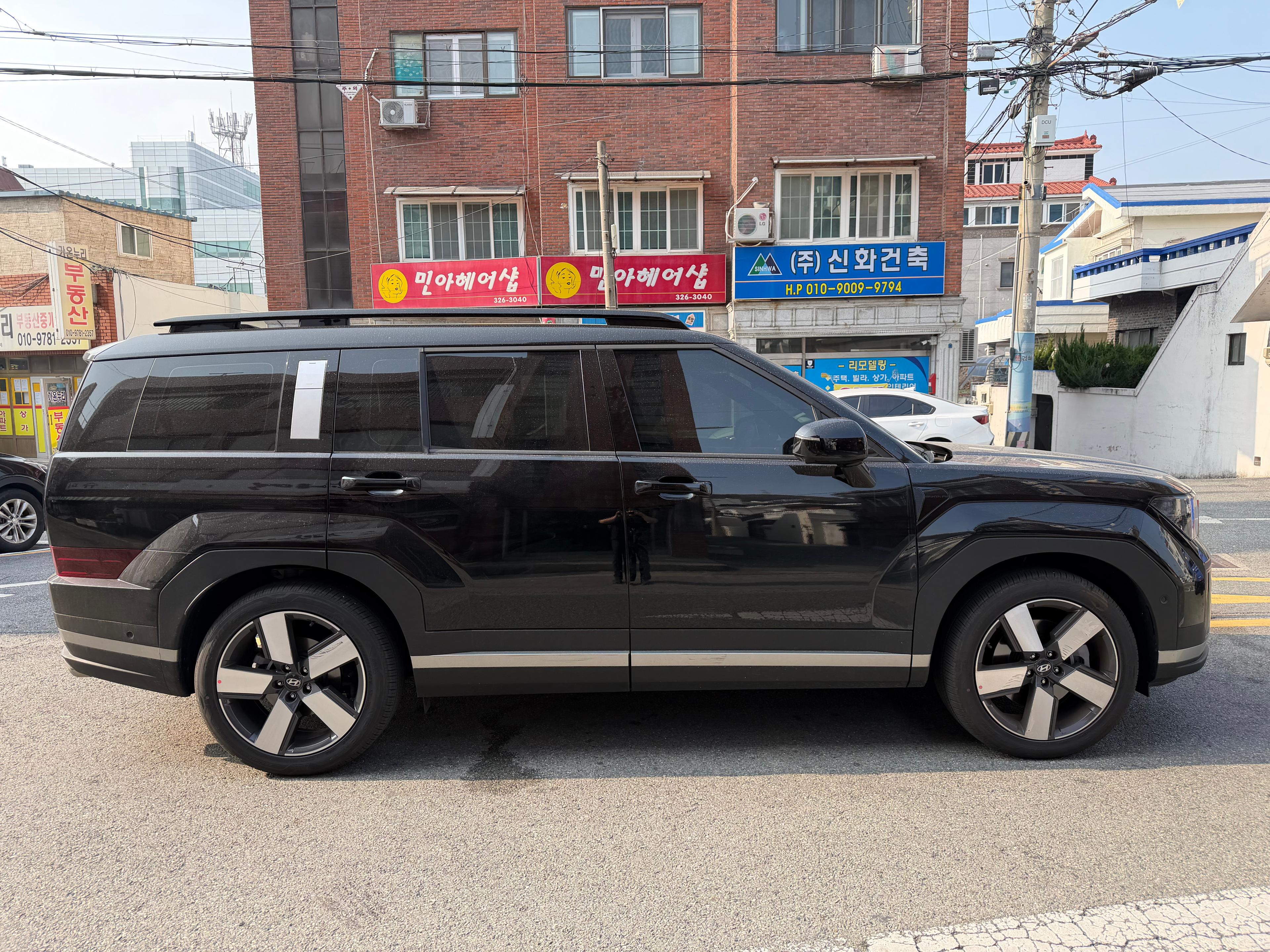 현대 싼타페 출고후기 옆면 사진