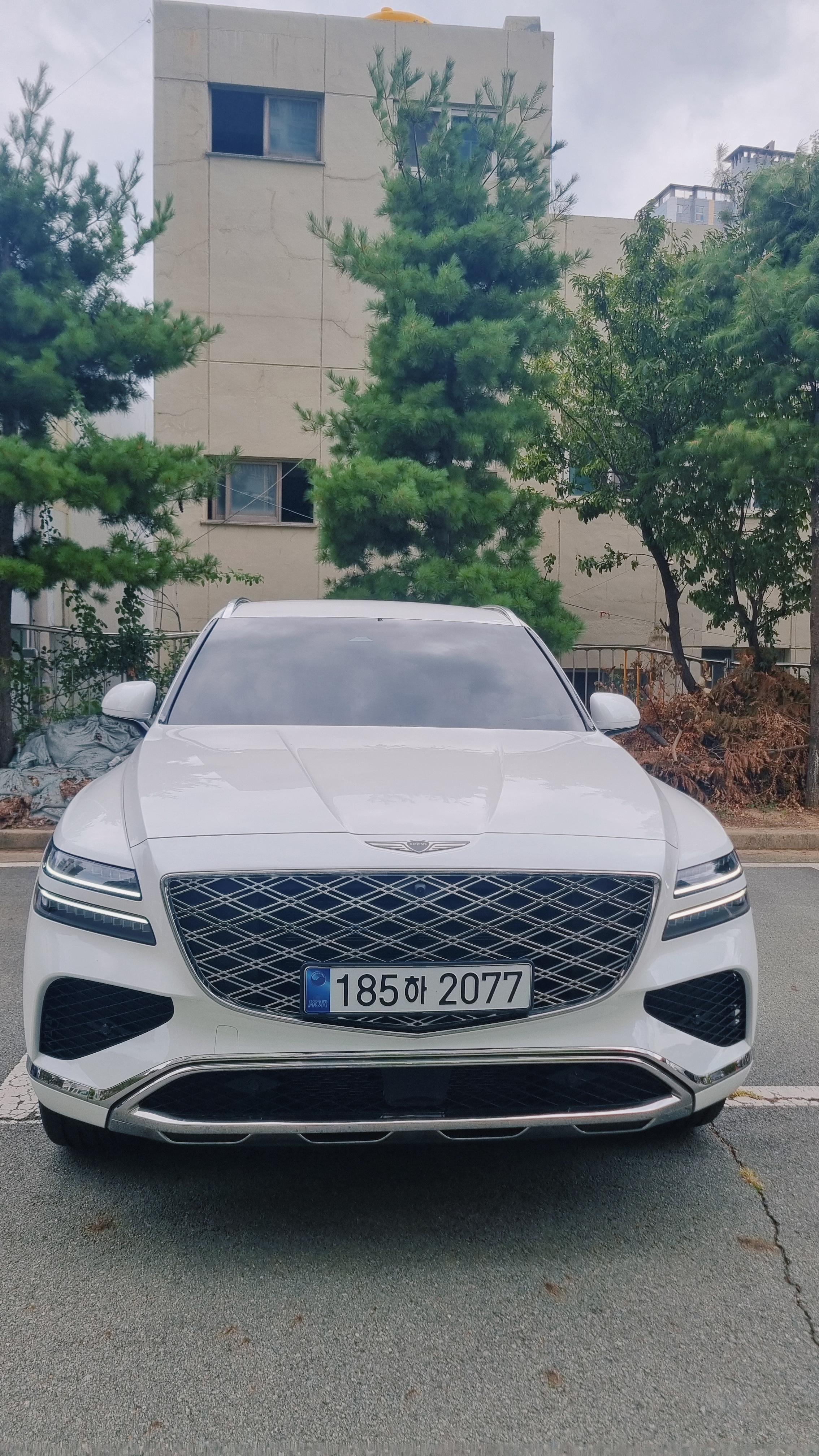 제네시스 GV80 출고후기 전면 사진
