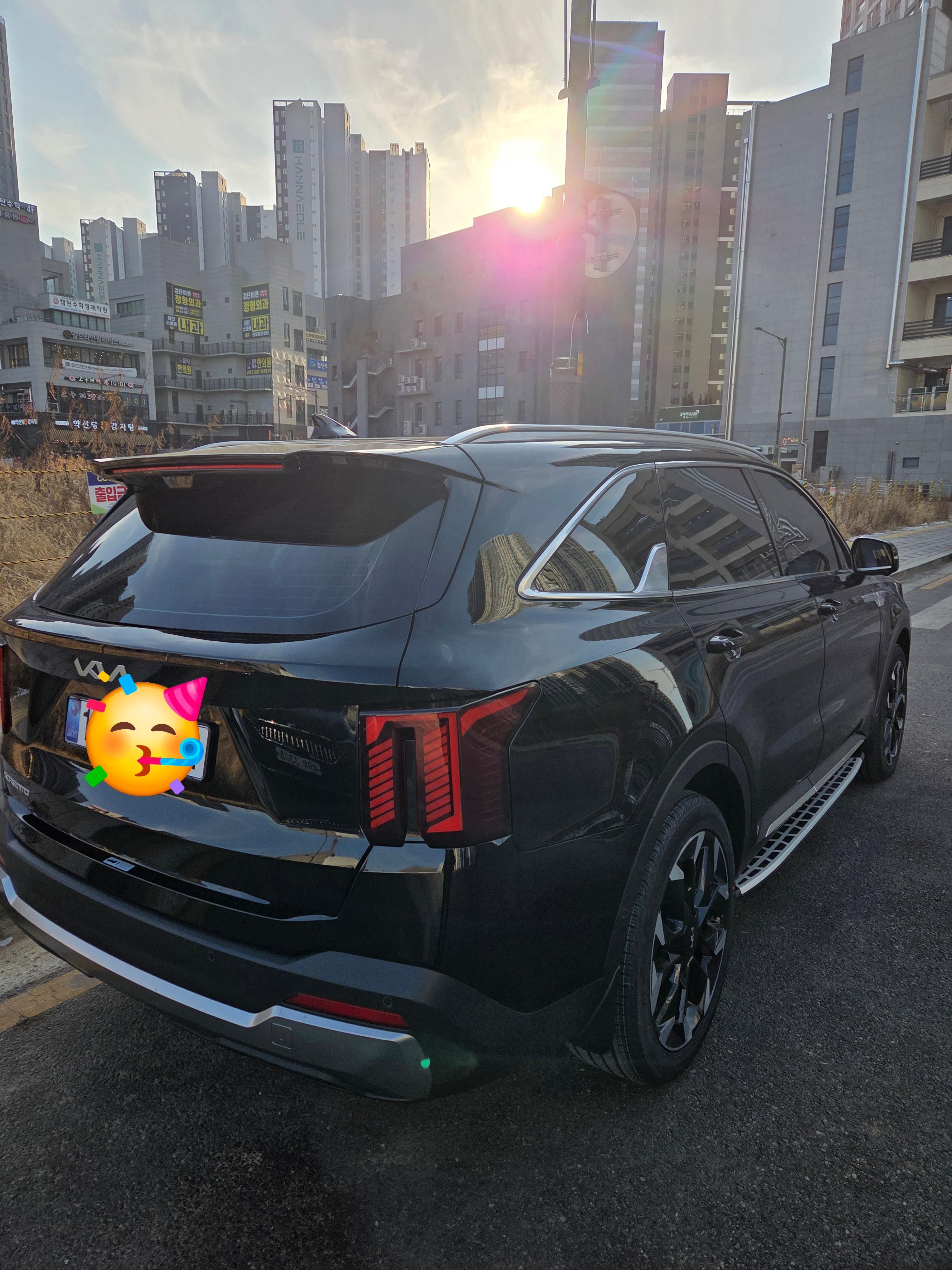기아 쏘렌토 출고후기 후면 사진
