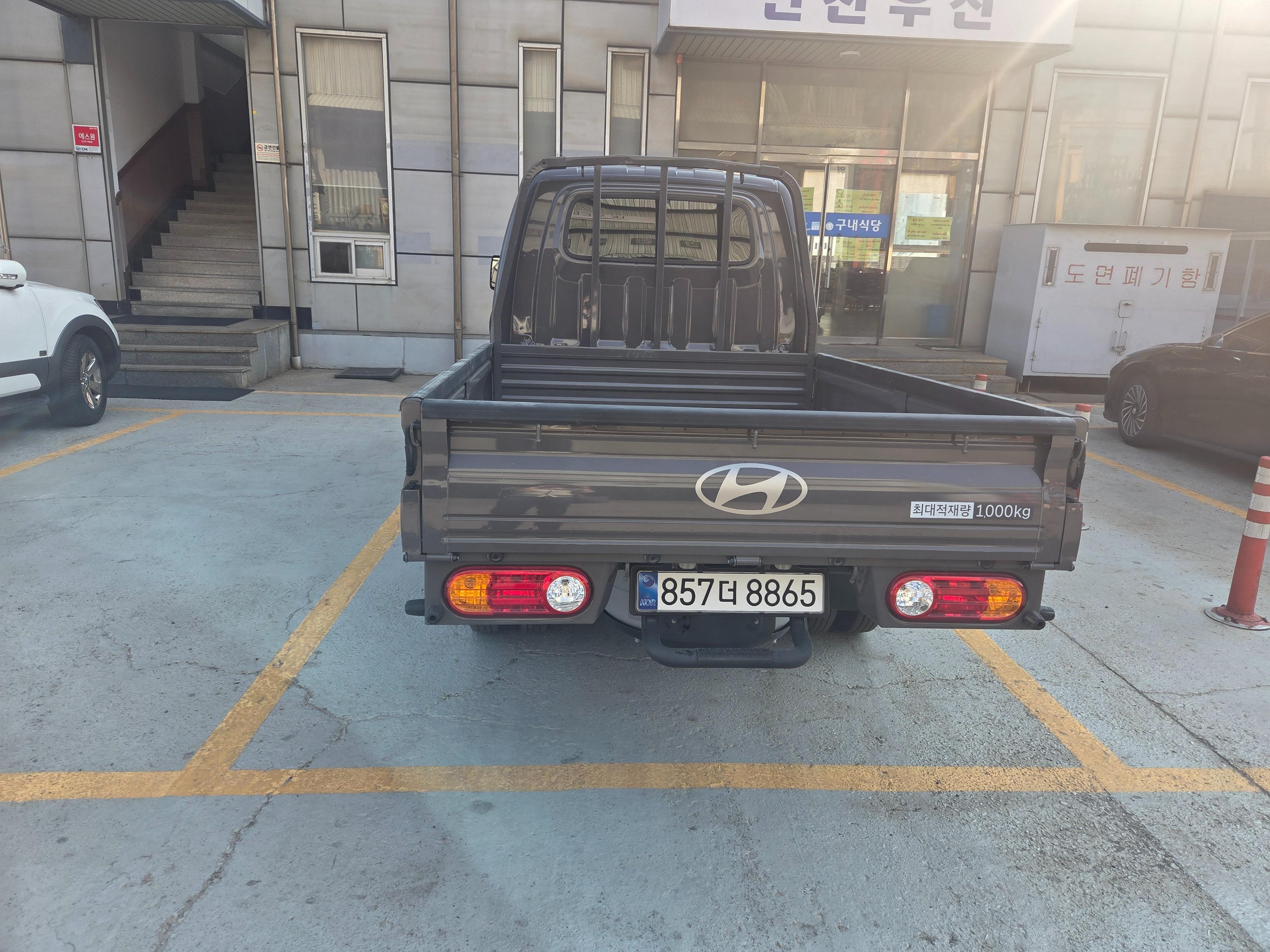 현대 포터2 출고후기 후면 사진